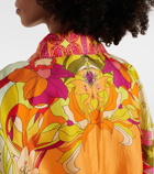 Camilla Floral silk shirt