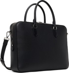 TOM FORD Black Soft Grain Leather Elliot Briefcase