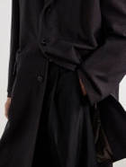 LEMAIRE - Woven Cashmere-Blend Coat - Brown
