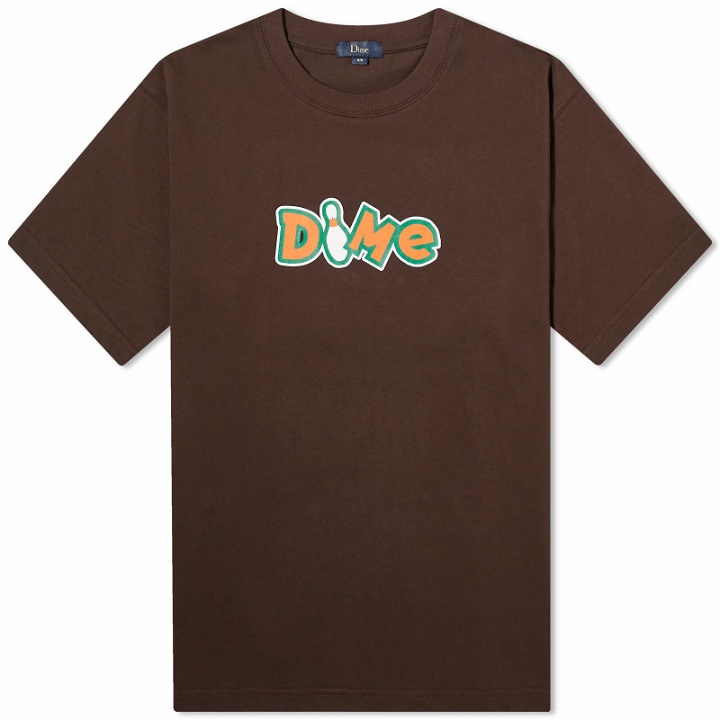 Photo: Dime Men's Munson T-Shirt in Deep Brown