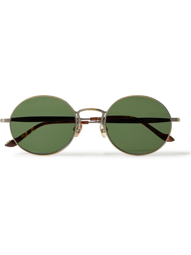 Photo: MATSUDA - Round-Frame Titanium Sunglasses with Side Shield