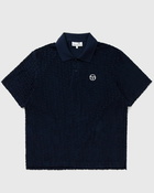 Sergio Tacchini Livata Monogram Polo Blue - Mens - Polos