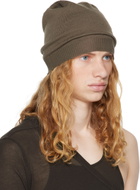 Rick Owens Gray Medium Beanie