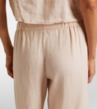 Velvet Lola linen wide-leg pants