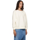 MM6 Maison Margiela Off-White Heavy Weight Crewneck