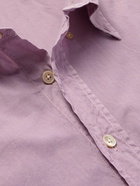 Our Legacy - Borrowed Button-Down Collar Cotton-Voile Shirt - Purple