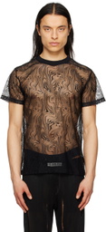 LGN Louis Gabriel Nouchi Black Crewneck T-Shirt