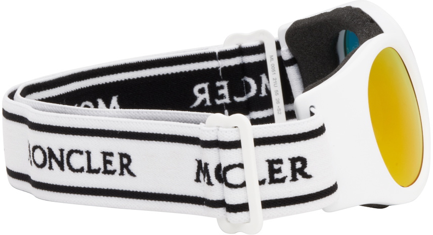 Moncler White Ski Goggles Moncler
