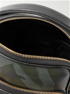 TOM FORD - Camouflage-Print Full-Grain Leather Messenger Bag