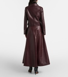 Altuzarra Varda leather maxi skirt