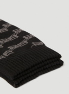 Balenciaga - BB Monogram Socks in Black
