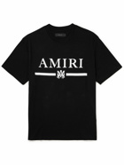 AMIRI - Logo-Appliquéd Cotton-Jersey T-Shirt - Black