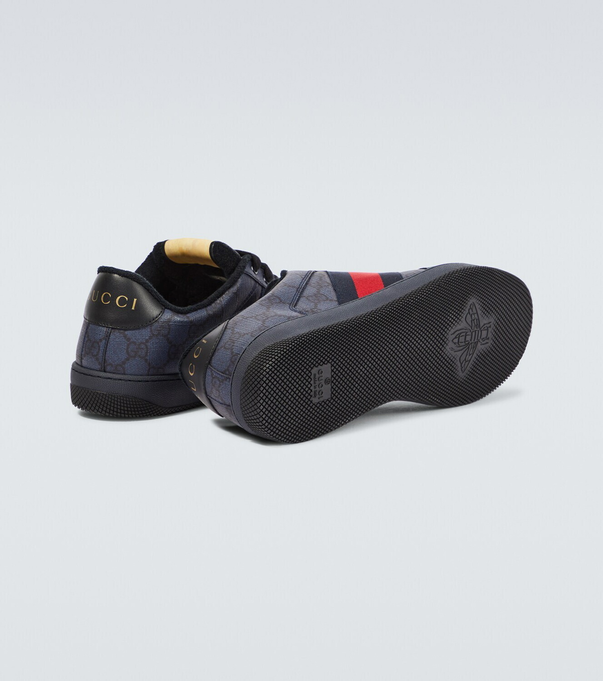 Gucci Screener leather-trimmed GG sneakers Gucci