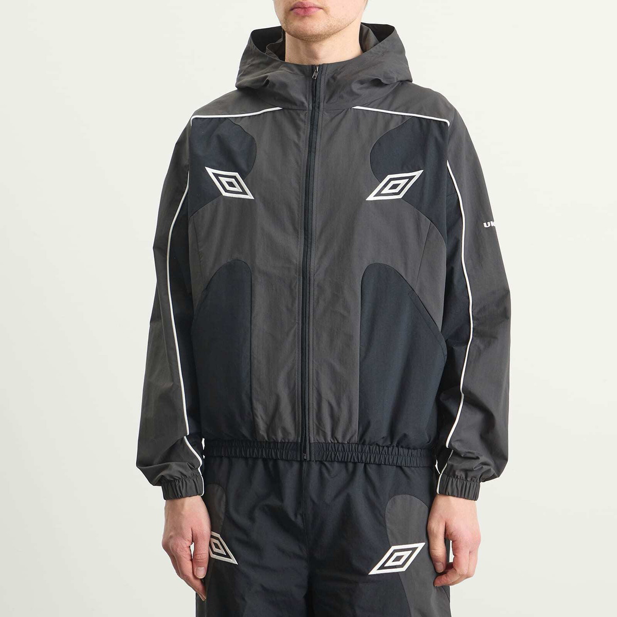 Umbro by Slam Jam Men's Guarding Masked Tracksuit Top in Black