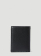 Comme des Garçons Wallet - Classic Print Bifold Wallet in Black