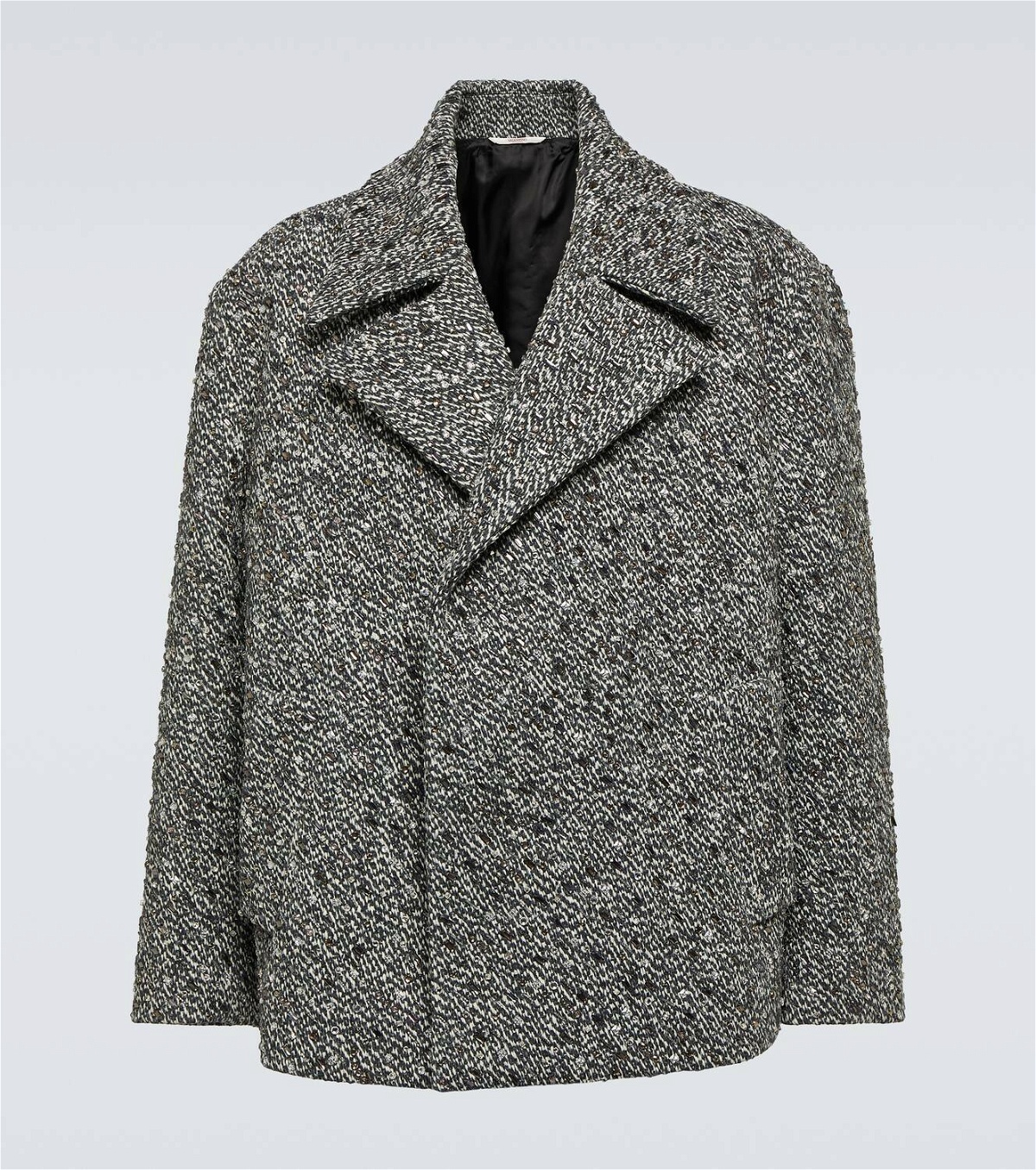 Valentino Embellished bouclé wool-blend jacket