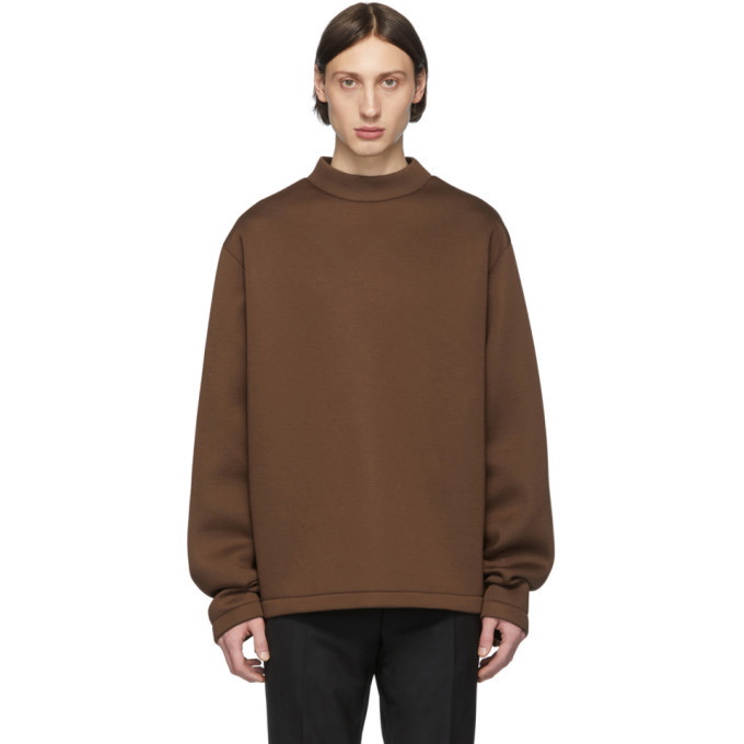 Photo: Maison Margiela Brown Scuba Sweatshirt