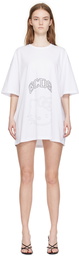 GCDS White Crewneck Minidress