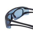 Alexander McQueen Men's Bio Injection Sunglasses in Black/Black/Blue 