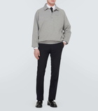 Givenchy Collared cotton jersey sweatshirt