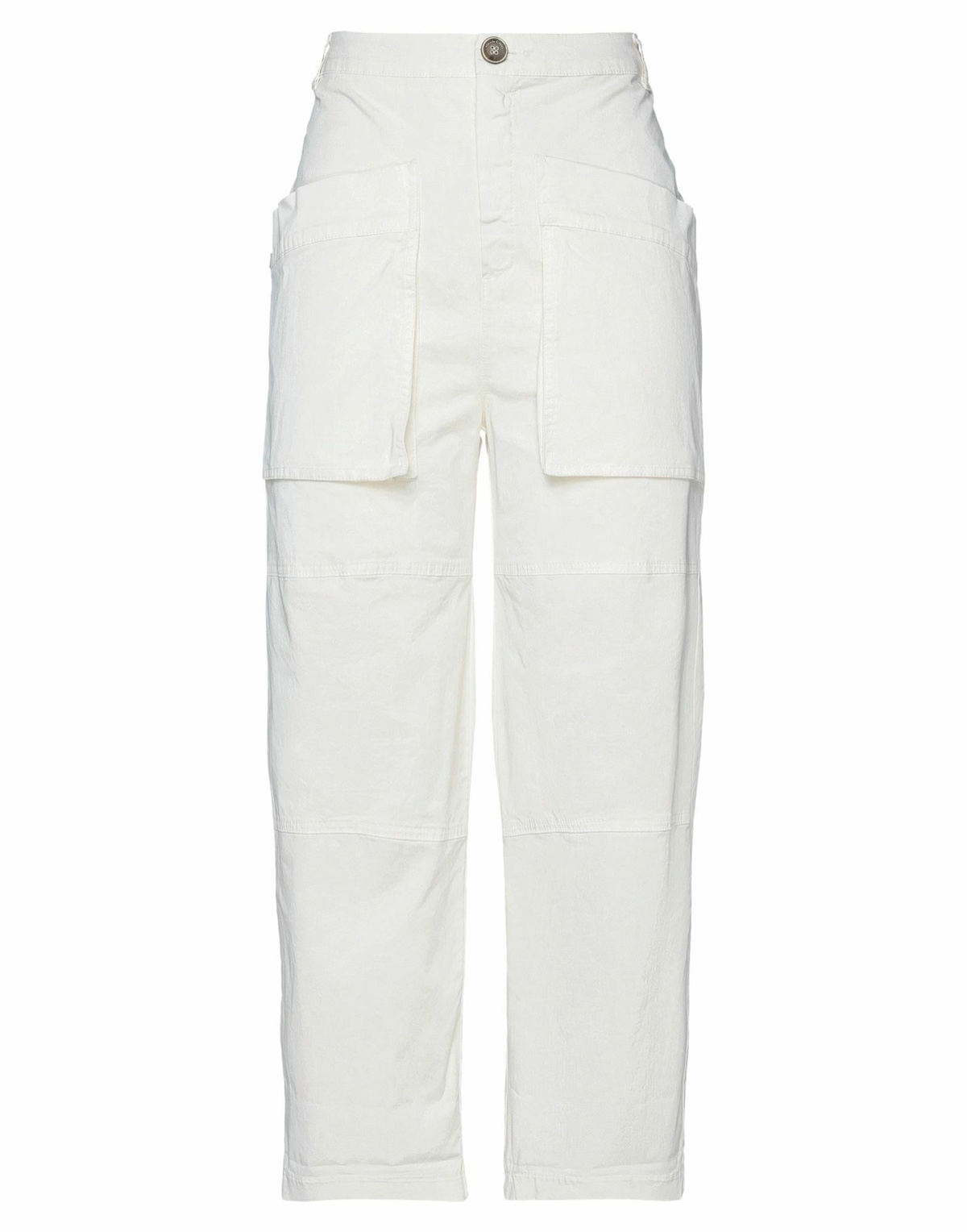Manila Grace Womens Pants Ivory