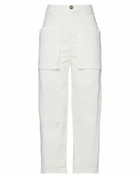 Manila Grace Womens Pants Ivory