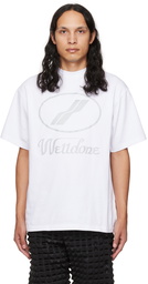 We11done White Crewneck T-Shirt