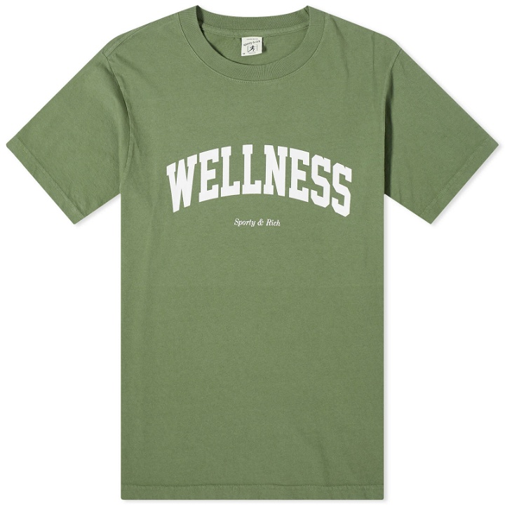 Photo: Sporty & Rich Men's Wellness Ivy T-Shirt in Moss