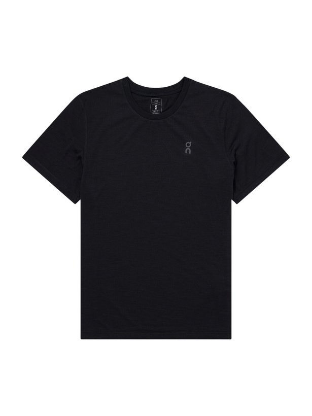 Photo: On - Train-T Illuson™ Recycled Drytec™ Stretch-Jersey T-Shirt - Black