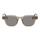 Fendi Taupe Square Sunglasses