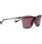 DISTRICT VISION - Keiichi D-Frame Acetate Polarised Sunglasses - Gray