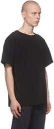 Fear of God Black Raw Neck T-Shirt