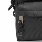 Gucci Men's Nylon GG Crossbody Bag in Black 