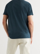 MR P. - Garment-Dyed Cotton-Jersey T-Shirt - Blue