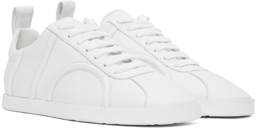 TOTEME White 'The Leather' Sneakers Toteme