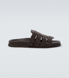 Ancient Greek Sandals Laodamas leather fisherman sandals