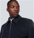 Kiton Wool and cashmere blouson jacket
