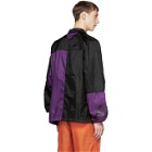 Filling Pieces Black and Purple Panelled Jacket