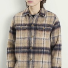 Kestin Men's Haston Jacket in Oat Check Brushed Wool