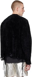 Doublet Black Embroidered Cardigan