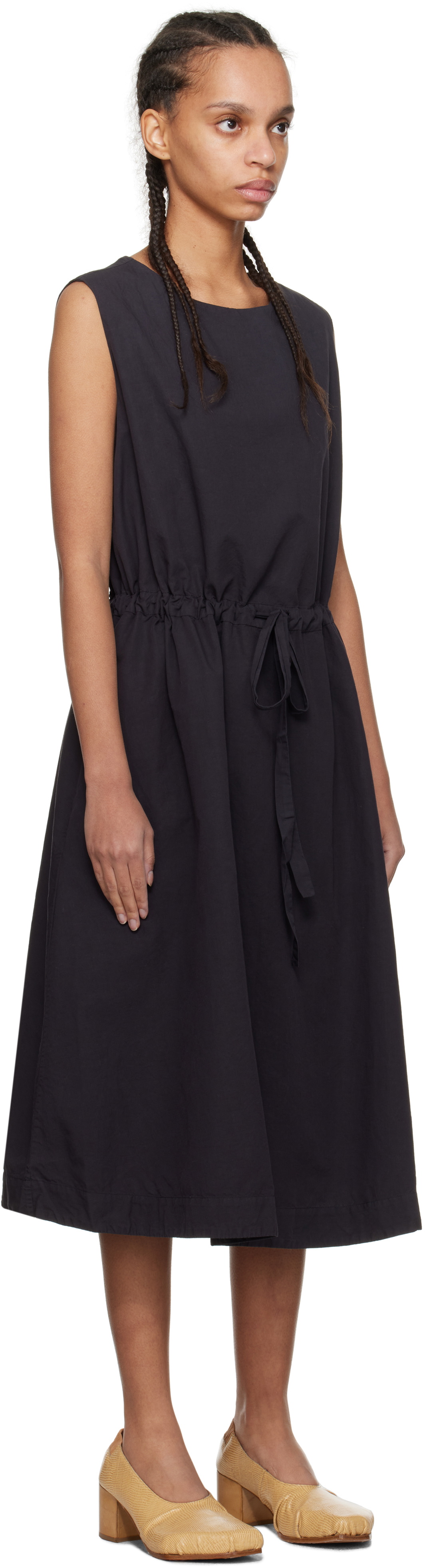 CASEY CASEY Navy BB Midi Dress