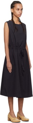 CASEY CASEY Navy BB Midi Dress