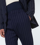 Ami Paris Striped wool gabardine suit pants