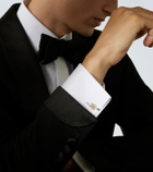 Sydney Evan Snake 14kt gold cufflinks with diamonds