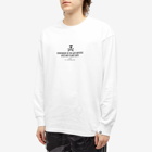 Men's AAPE Big X-Bone Long Sleeve T-Shirt in White