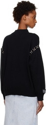 Ksubi Black Undone Sweater