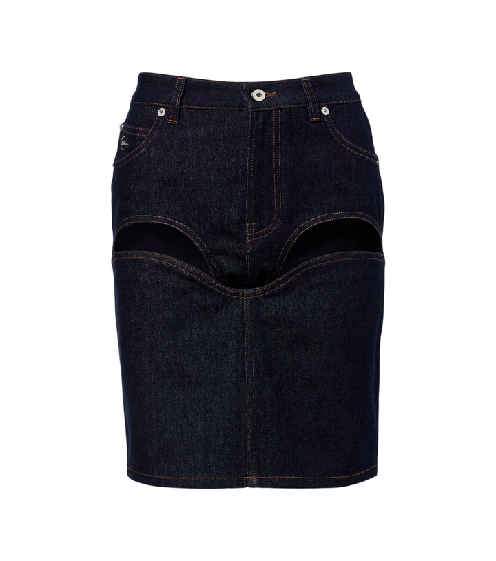 Photo: Jean Paul Gaultier Denim miniskirt
