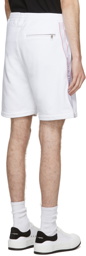 Alexander McQueen White French Terry Logo Shorts