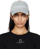 Wooyoungmi Blue Embroidered Denim Cap