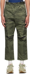 Junya Watanabe Khaki Nylon Trousers